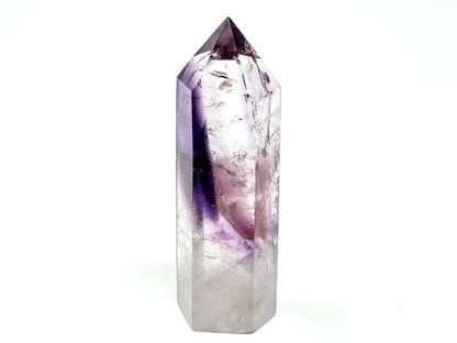 Amethyst Phantom Quartz Crystal Point 7cm