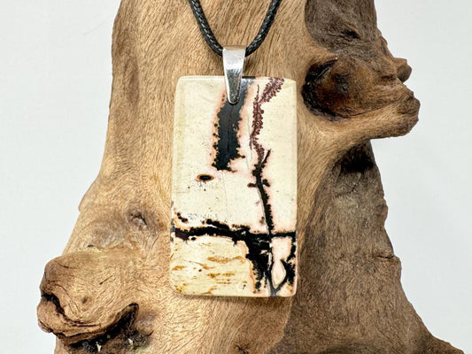 Picture Jasper Pendant Ingot 4.4cm