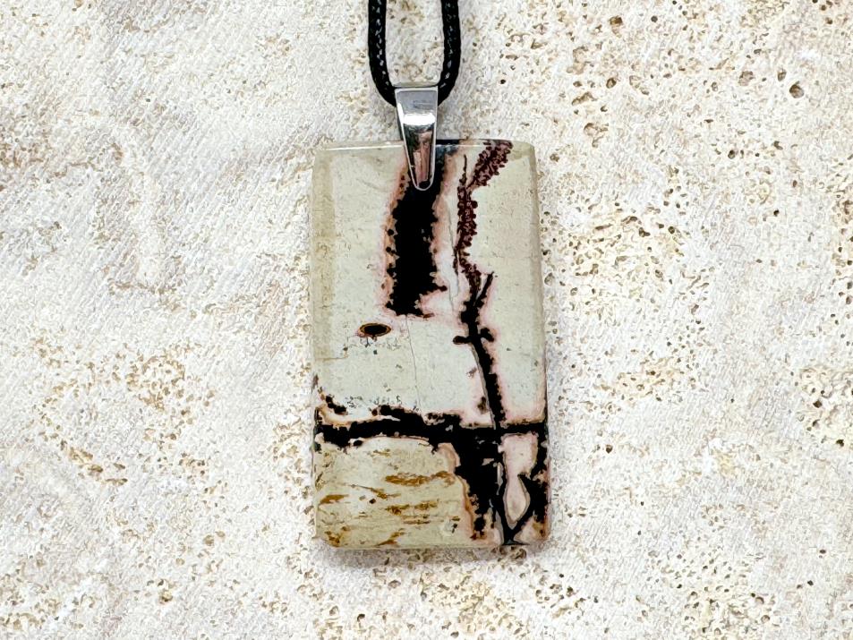 Picture Jasper Pendant Ingot 4.4cm