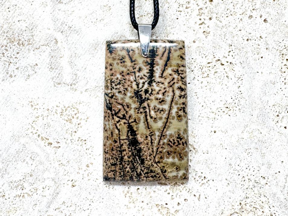 Picture Jasper Pendant Ingot 4.8cm