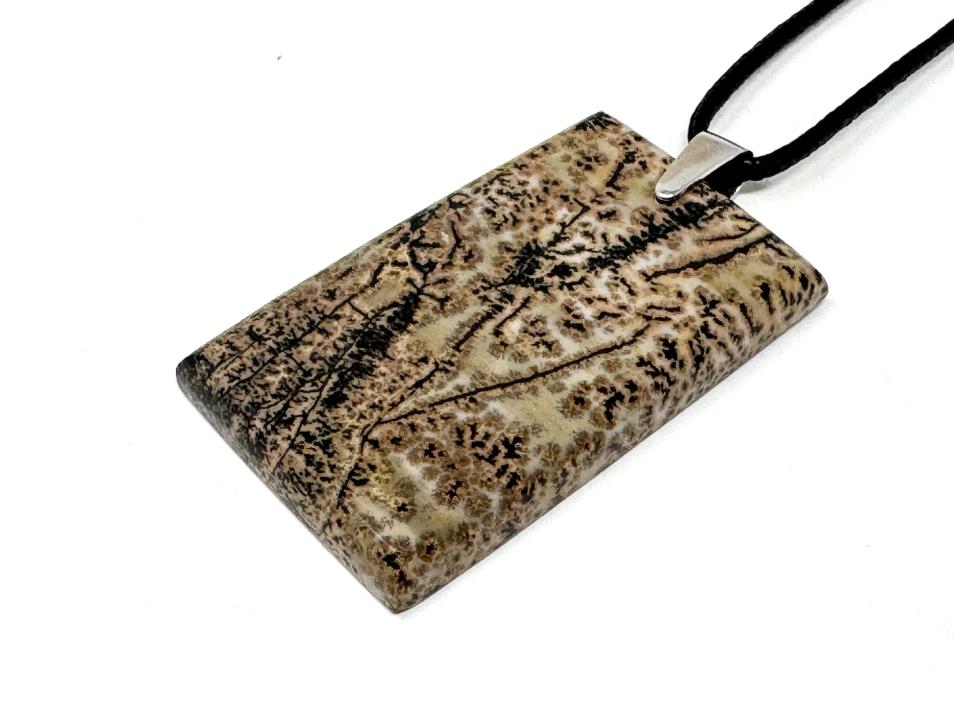 Picture Jasper Pendant Ingot 4.8cm