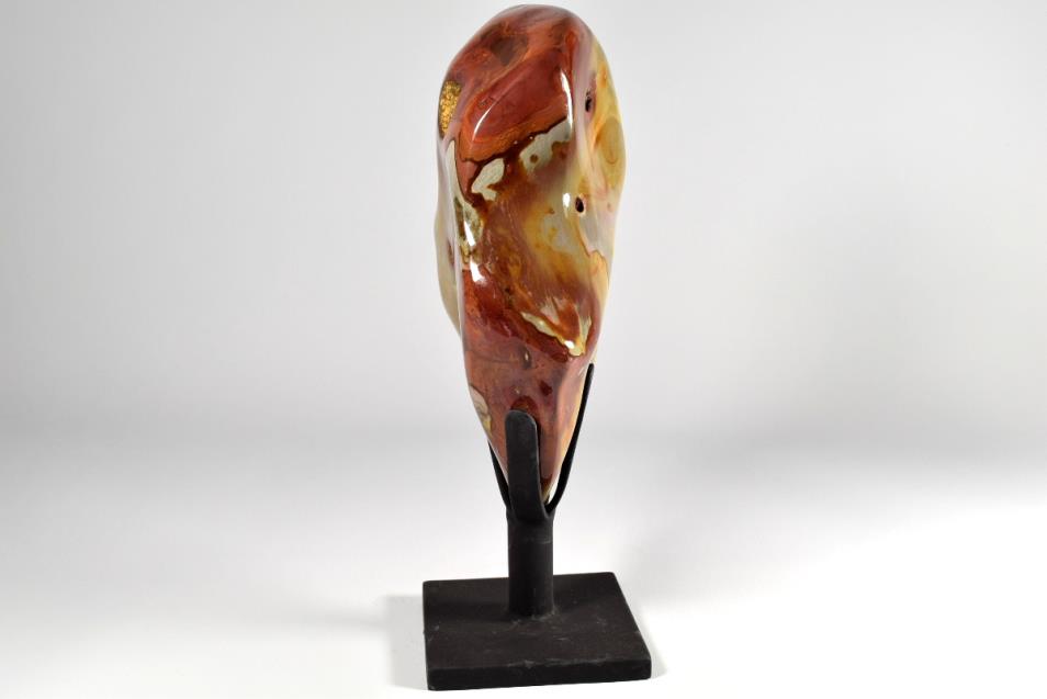 Polychrome Jasper Crystal Freeform Mounted Large 30.2cm