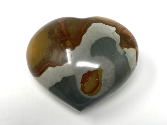 Polychrome Jasper Crystal Heart Large 9.5cm