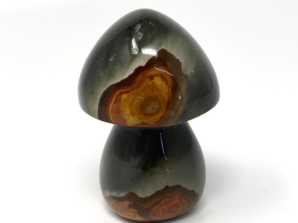 Polychrome Jasper Crystal Mushroom Carving 7.8cm