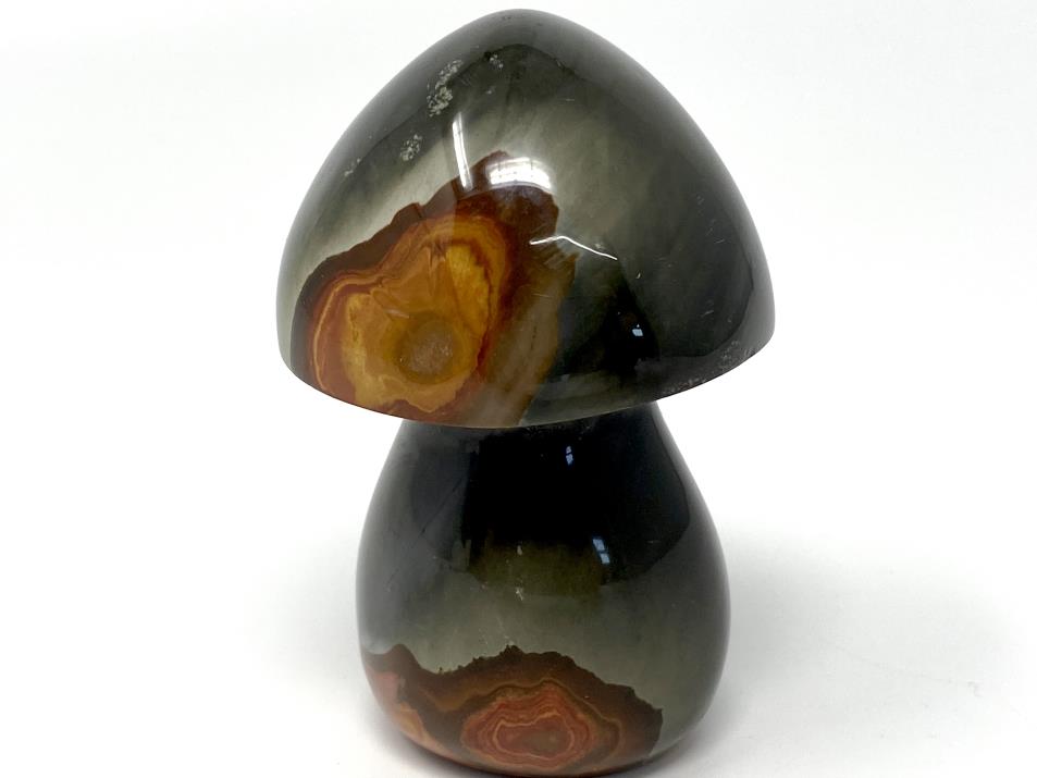 Polychrome Jasper Crystal Mushroom Carving 7.8cm