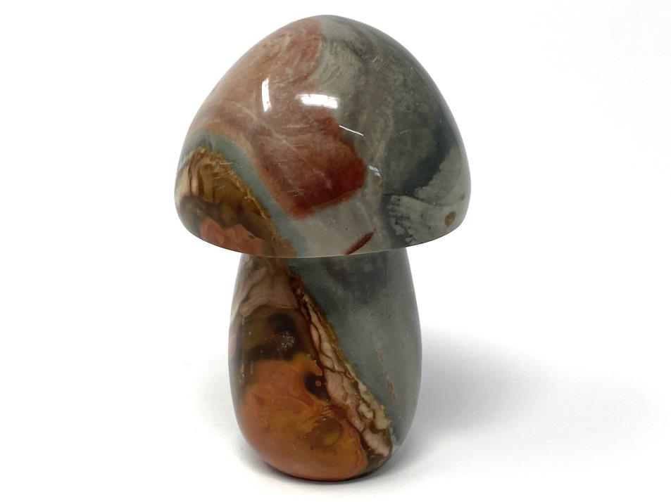 Polychrome Jasper Crystal Mushroom Carving 9.4cm