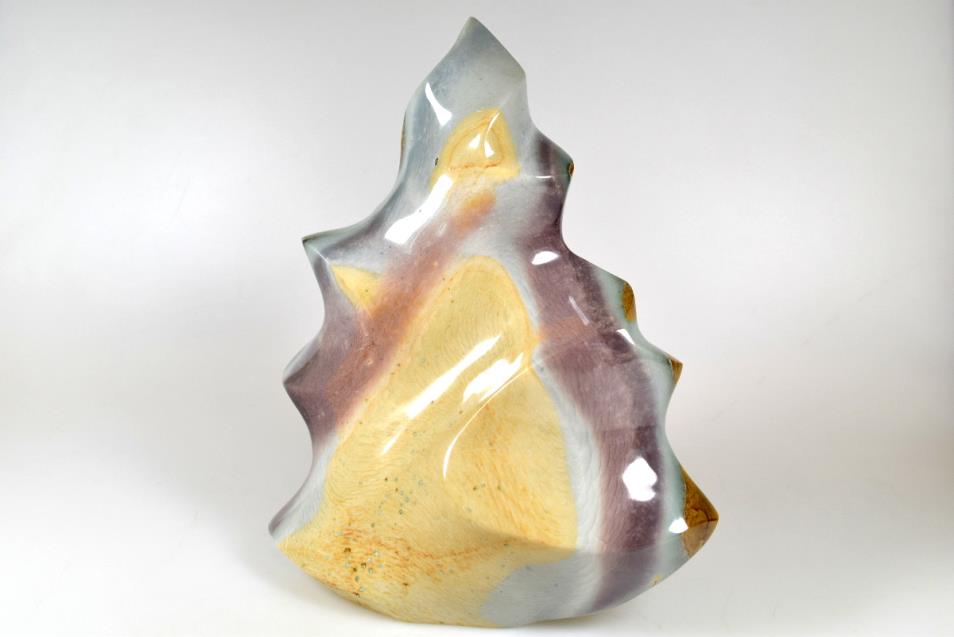 Polychrome Jasper Crystal Flame Shape Large 21cm