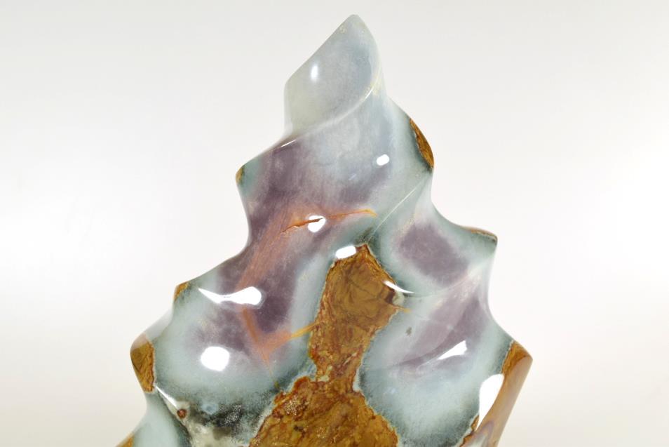 Polychrome Jasper Crystal Flame Shape Large 21cm