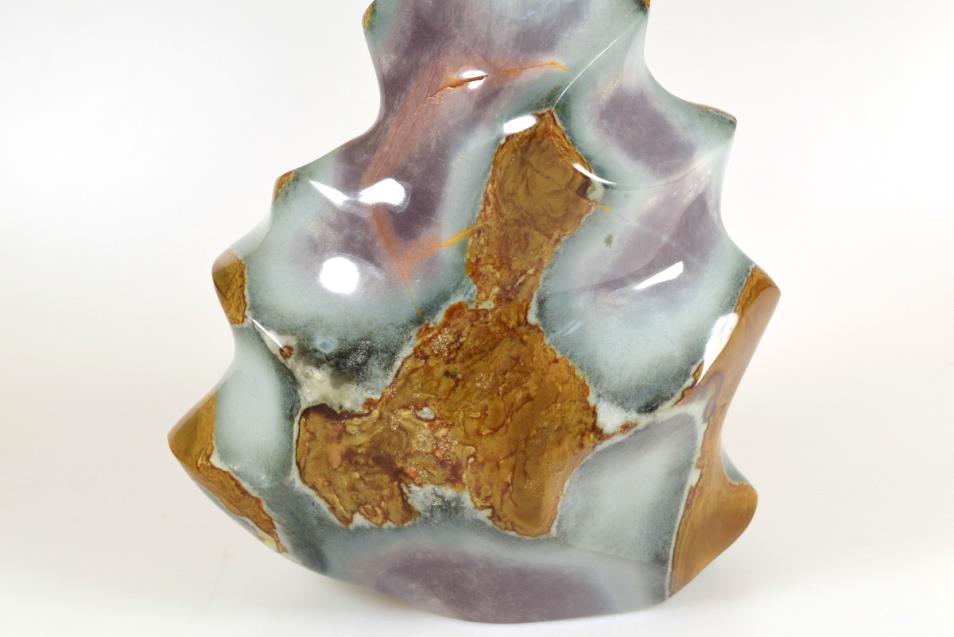 Polychrome Jasper Crystal Flame Shape Large 21cm