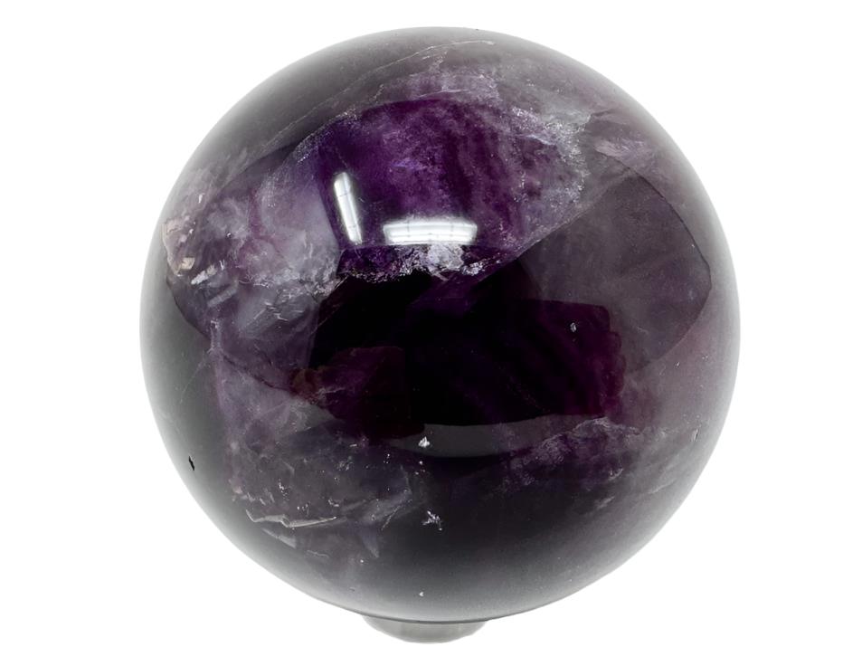 Purple Fluorite Crystal Sphere 6cm