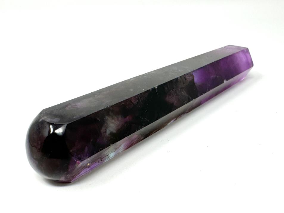 Purple Fluorite Crystal Wand Large 14cm