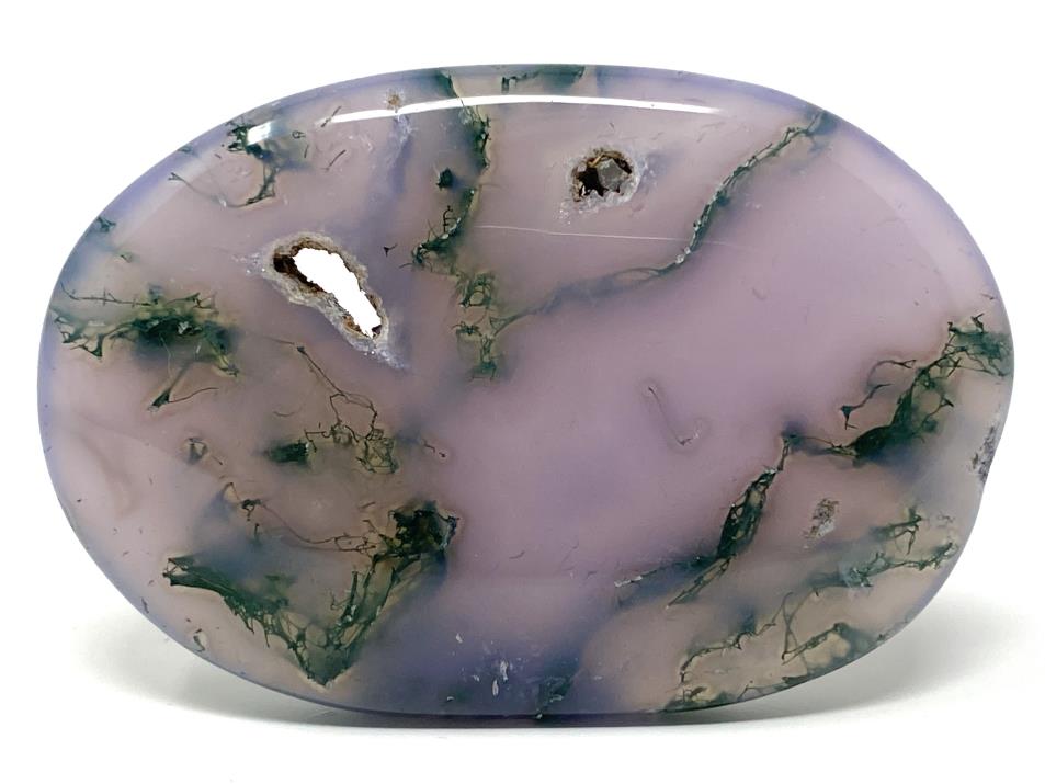 Purple Moss Agate Crystal Pebble 6.2cm