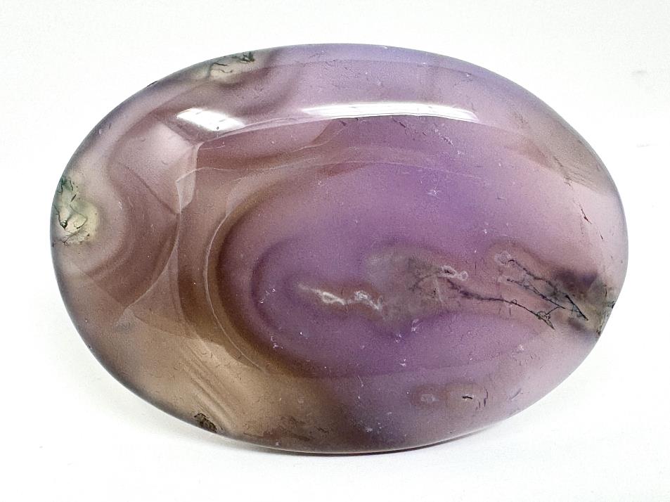 Purple Moss Agate Crystal Pebble 6.1cm