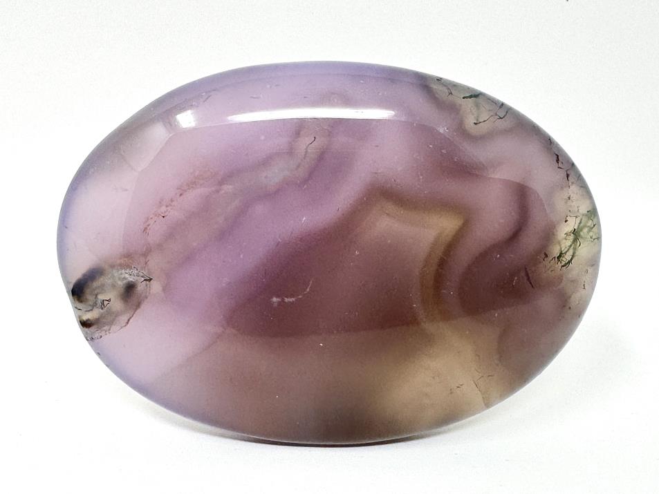 Purple Moss Agate Crystal Pebble 6.1cm