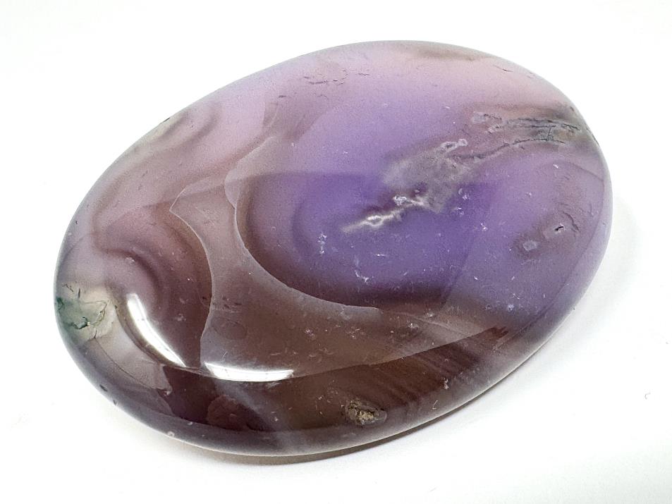 Purple Moss Agate Crystal Pebble 6.1cm