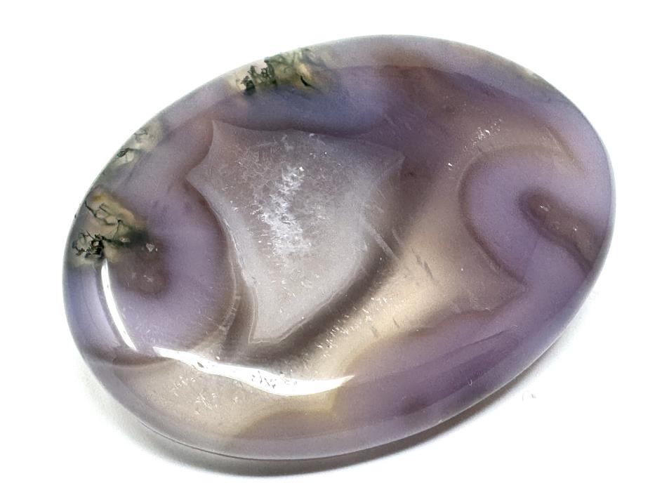 Purple Moss Agate Crystal Pebble 5.7cm