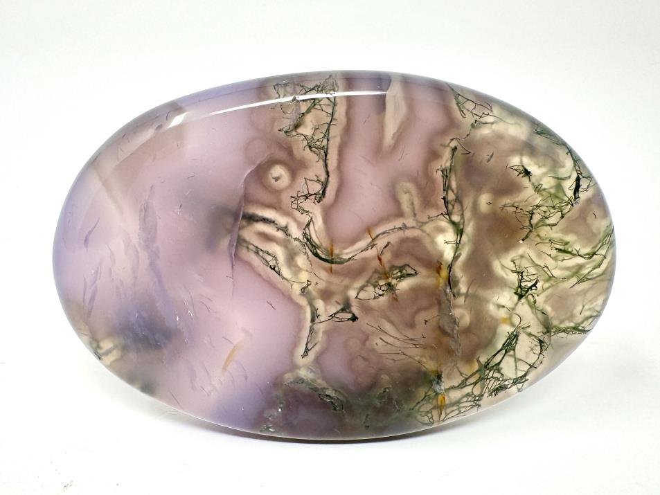 Purple Moss Agate Crystal Pebble 6cm