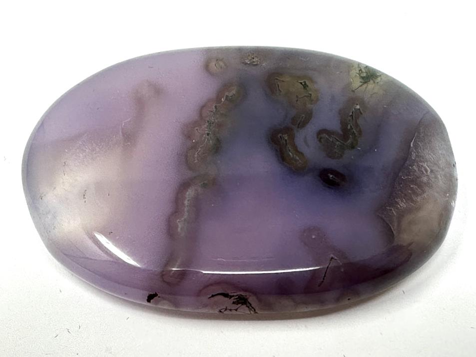 Purple Moss Agate Crystal Pebble 5.8cm