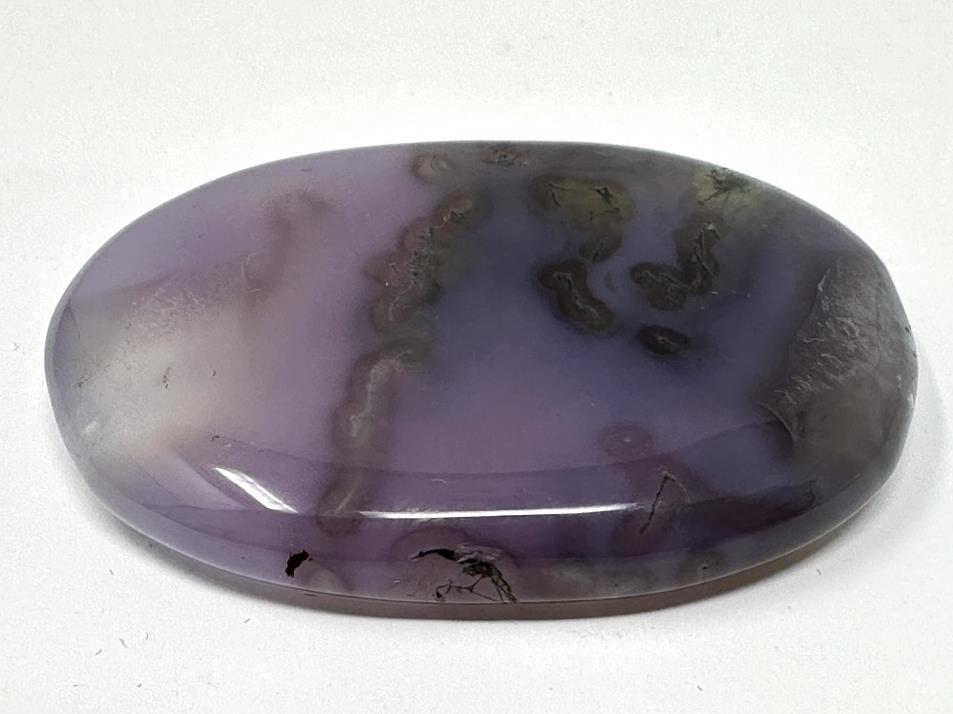 Purple Moss Agate Crystal Pebble 5.8cm