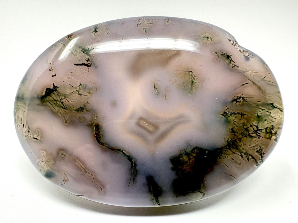 Purple Moss Agate Crystal Pebble 6cm