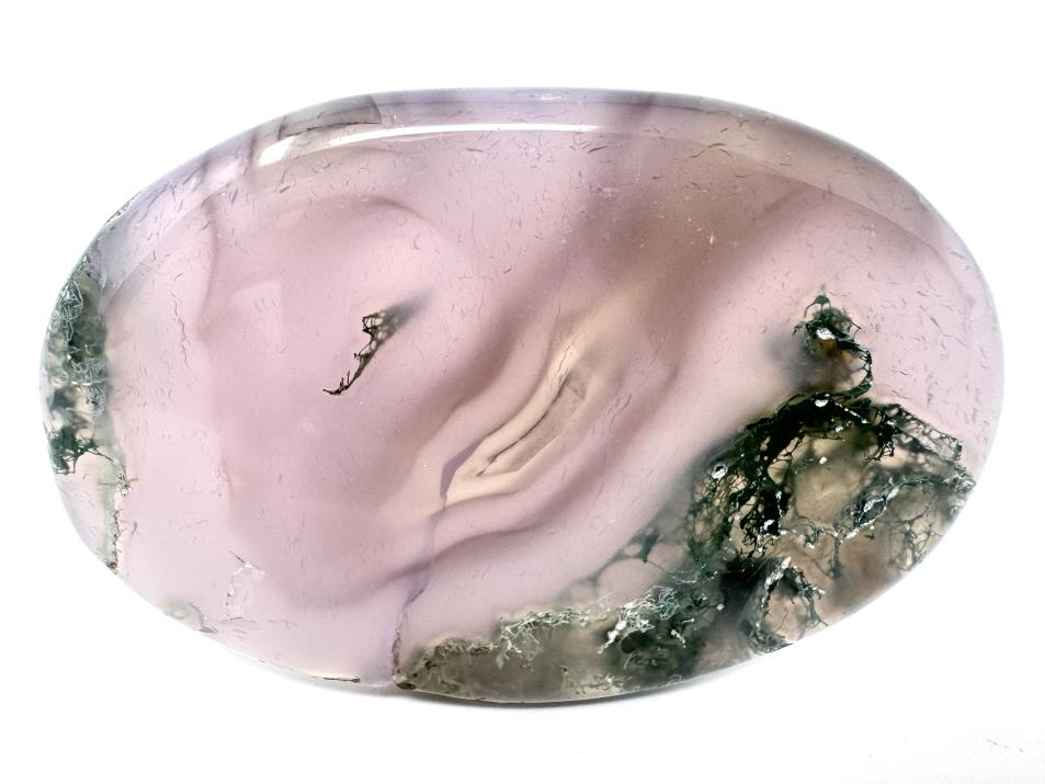 Purple Moss Agate Crystal Pebble 6.4cm