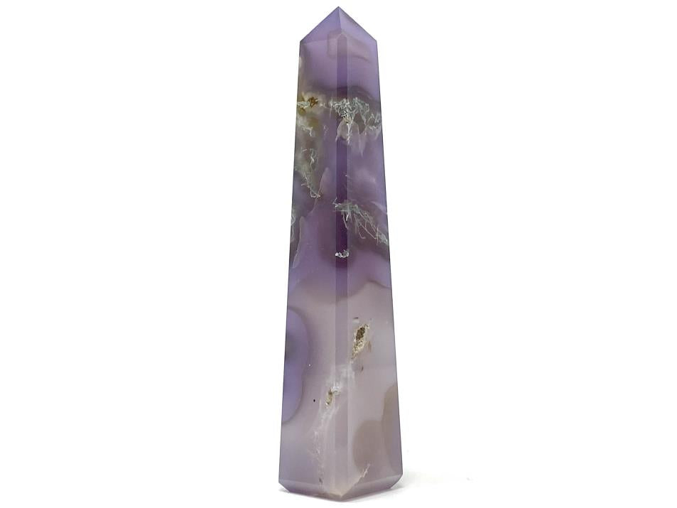 Purple Moss Agate Crystal Tower 12.4cm