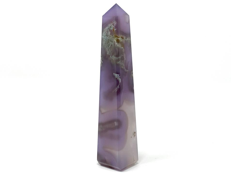 Purple Moss Agate Crystal Tower 12.4cm