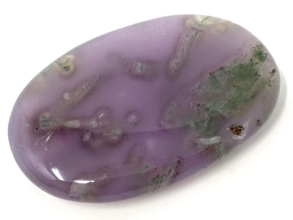 Purple Moss Agate Crystal Pebble 6.8cm