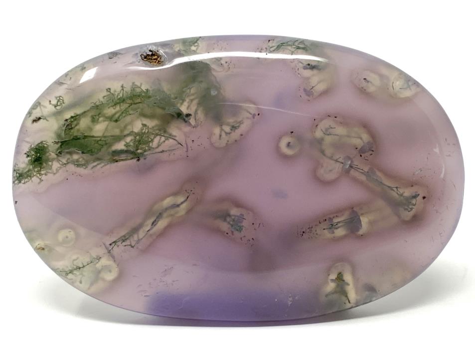 Purple Moss Agate Crystal Pebble 6.8cm