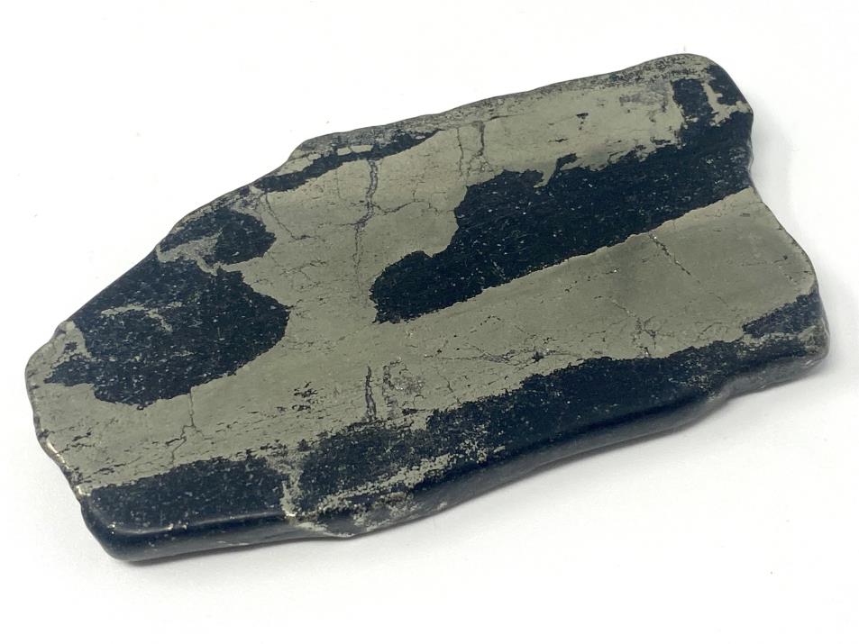 Pyrite Crystal Slice Polished 8cm