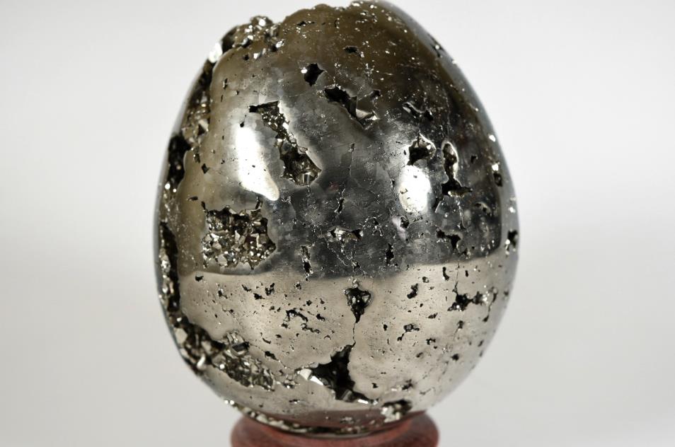 Pyrite Crystal Egg Very Large 11cm