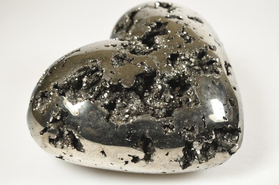 Pyrite Crystal Heart Very Large 12.6cm