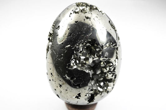 Pyrite Crystal Egg Large 9.5cm