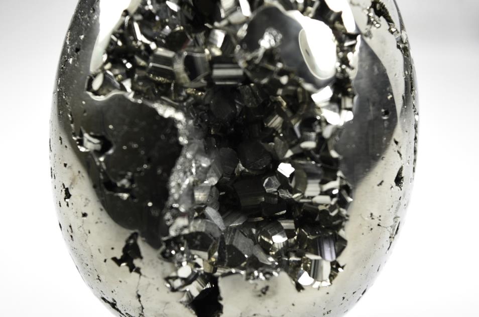 Pyrite Crystal Egg Large 9.5cm