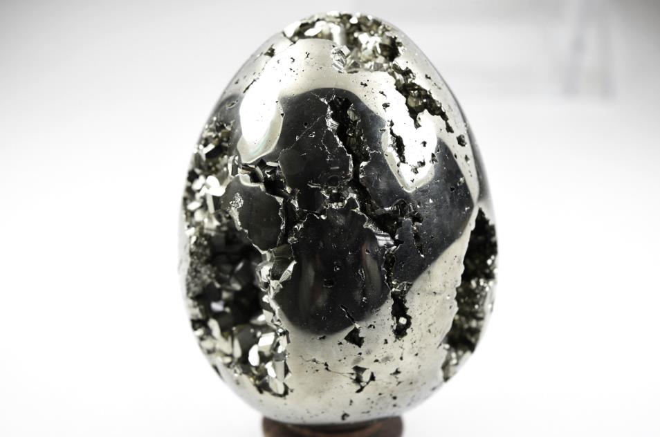 Pyrite Crystal Egg Large 9.5cm