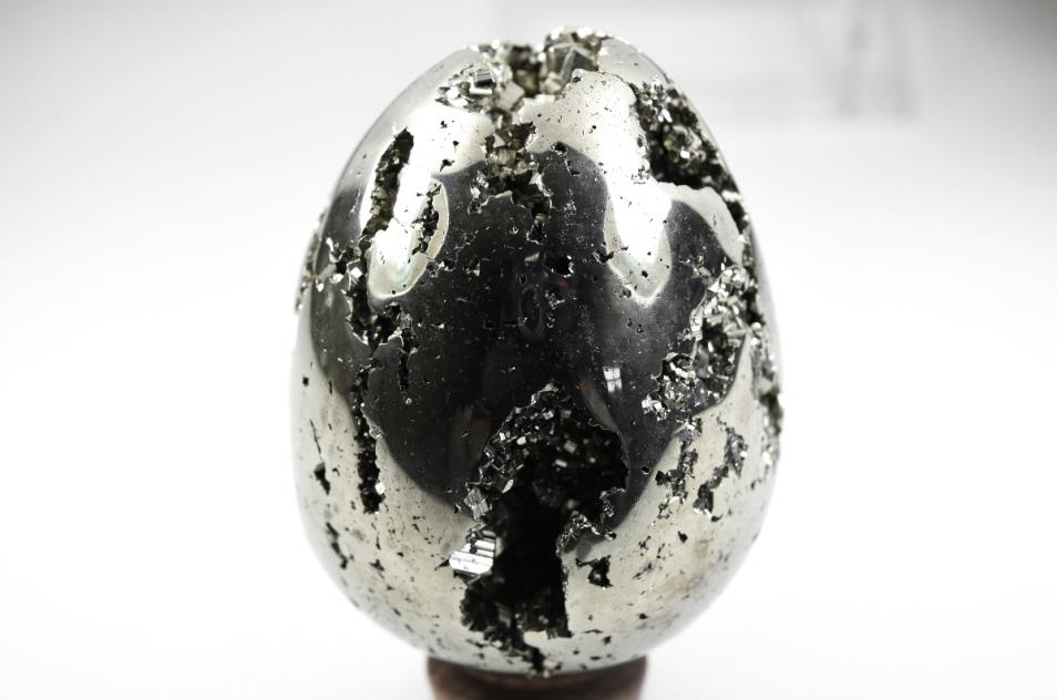 Pyrite Crystal Egg Large 9.5cm