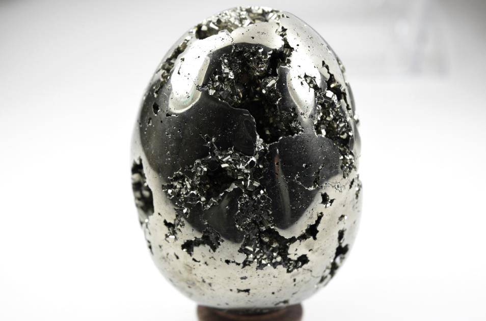 Pyrite Crystal Egg Large 9.5cm