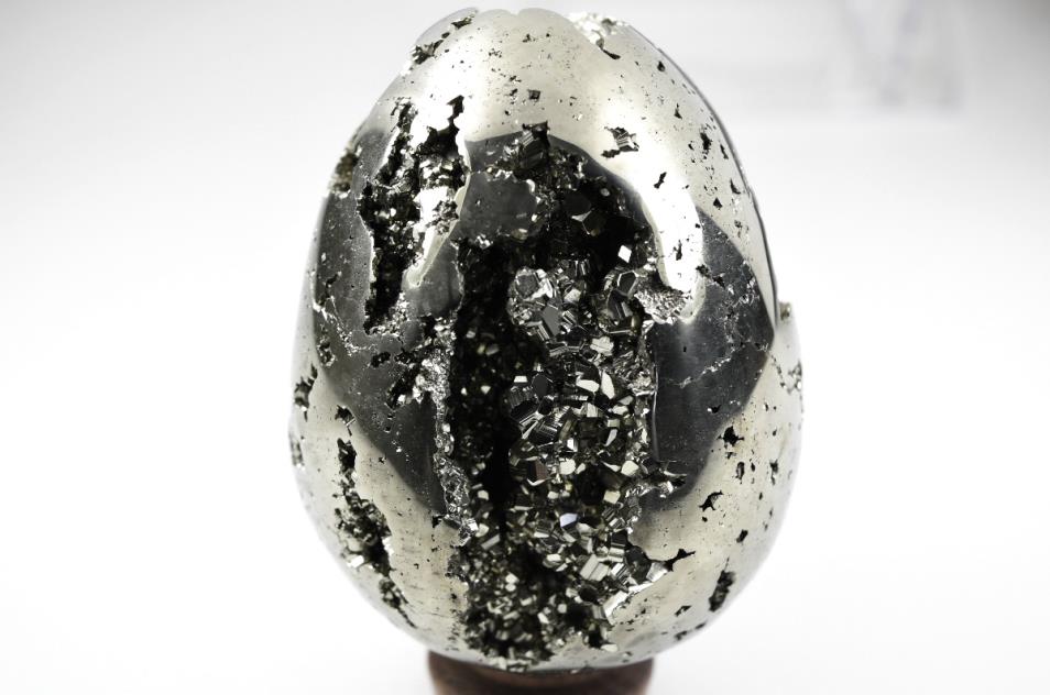 Pyrite Crystal Egg Large 9.5cm