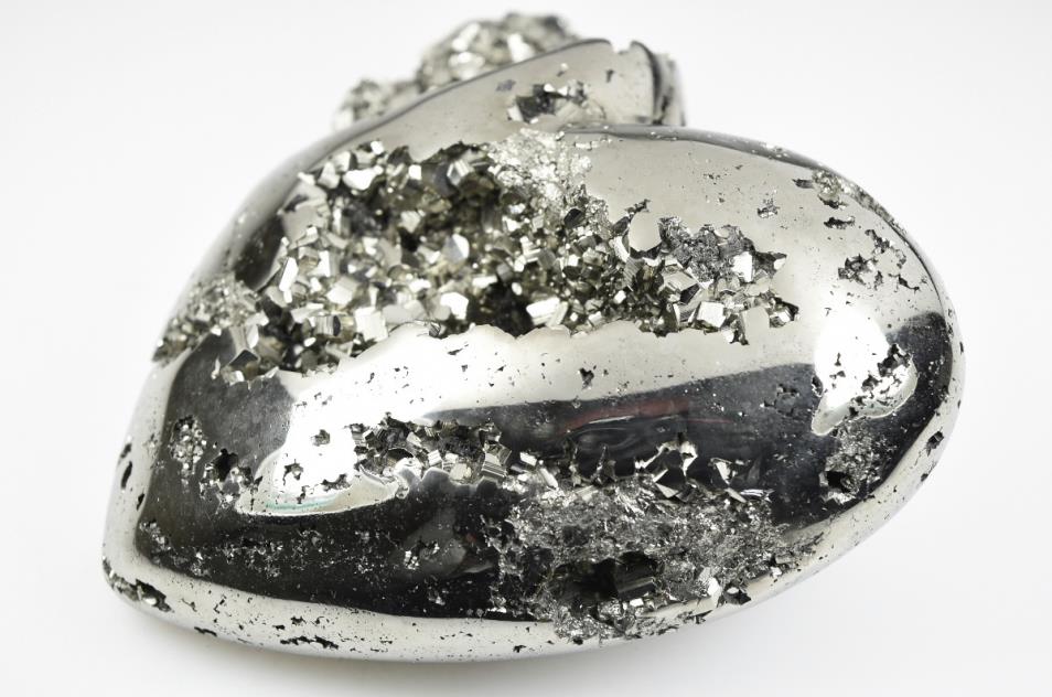 Pyrite Crystal Heart Very Large 14.4cm