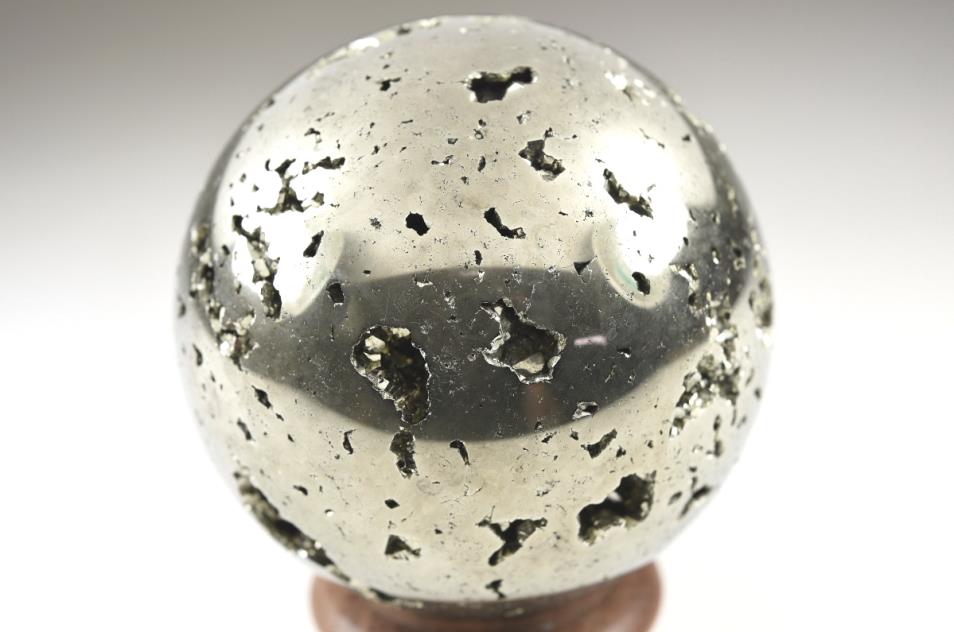 Large Pyrite Crystal Sphere 8.9cm