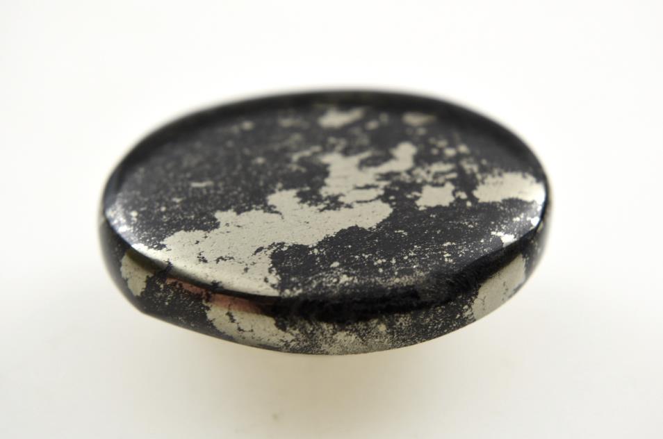 Pyrite Crystal Oval Cabochon 3.1cm