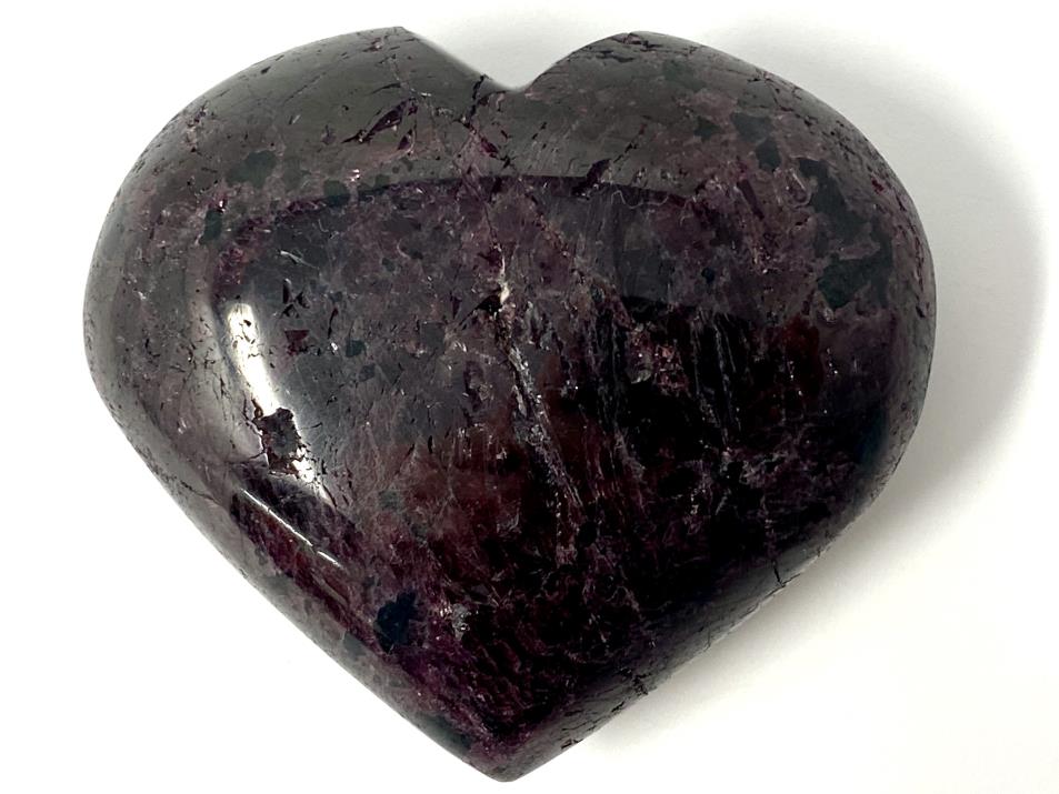 Garnet Crystal Heart 5.9cm