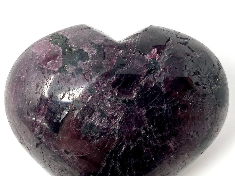 Garnet Crystal Heart 5.9cm