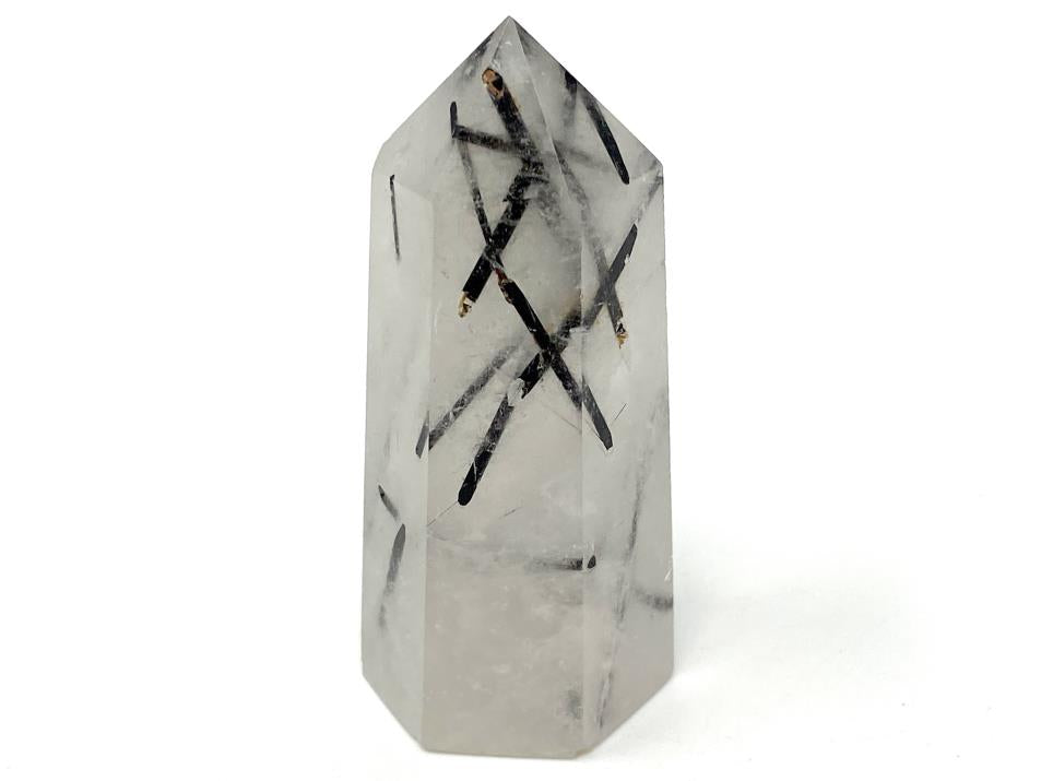 Quartz With Tourmaline Crystal Point 5.9cm