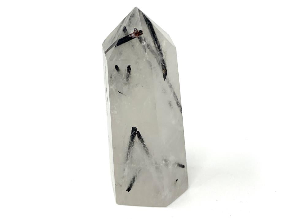 Quartz With Tourmaline Crystal Point 5.9cm