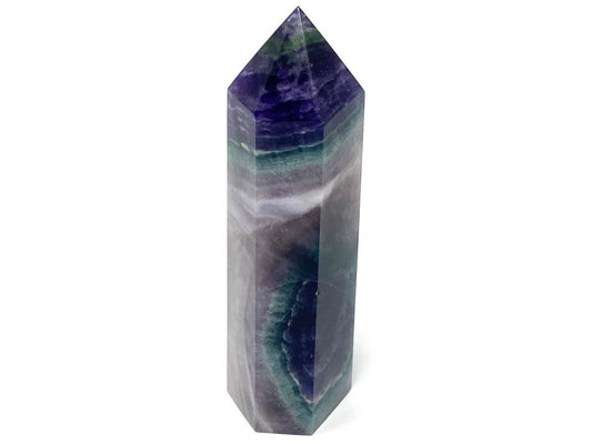 Rainbow Fluorite Crystal Point Large 15.6cm