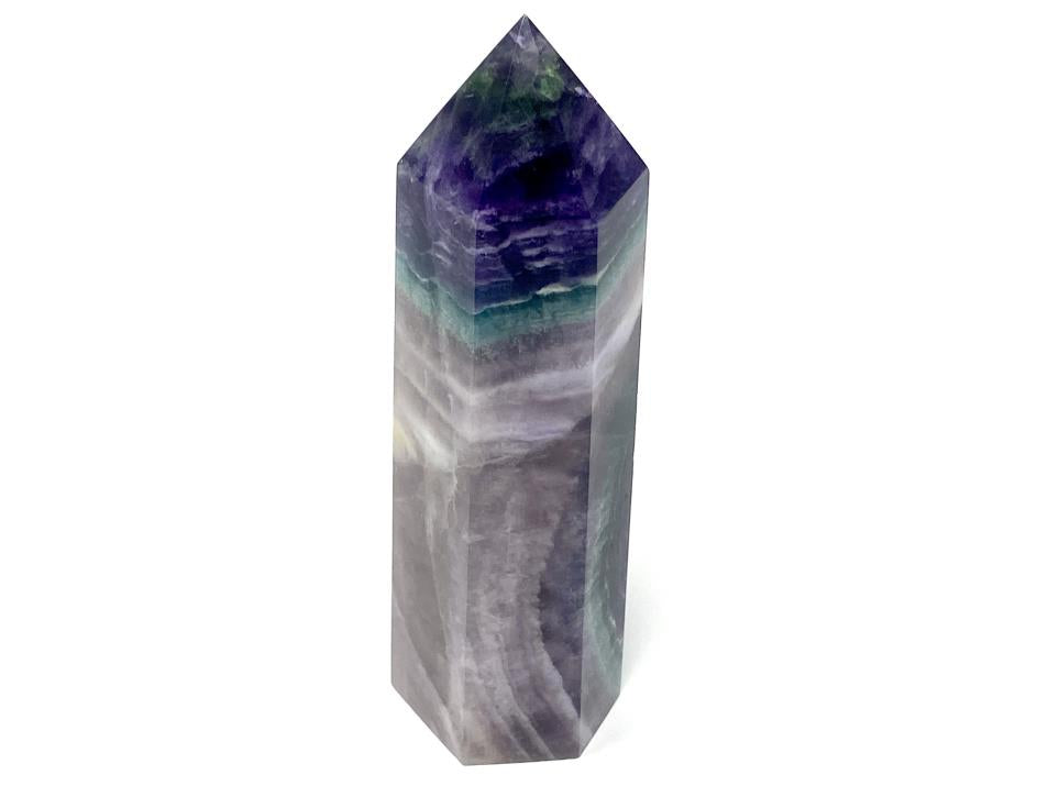 Rainbow Fluorite Crystal Point Large 15.6cm