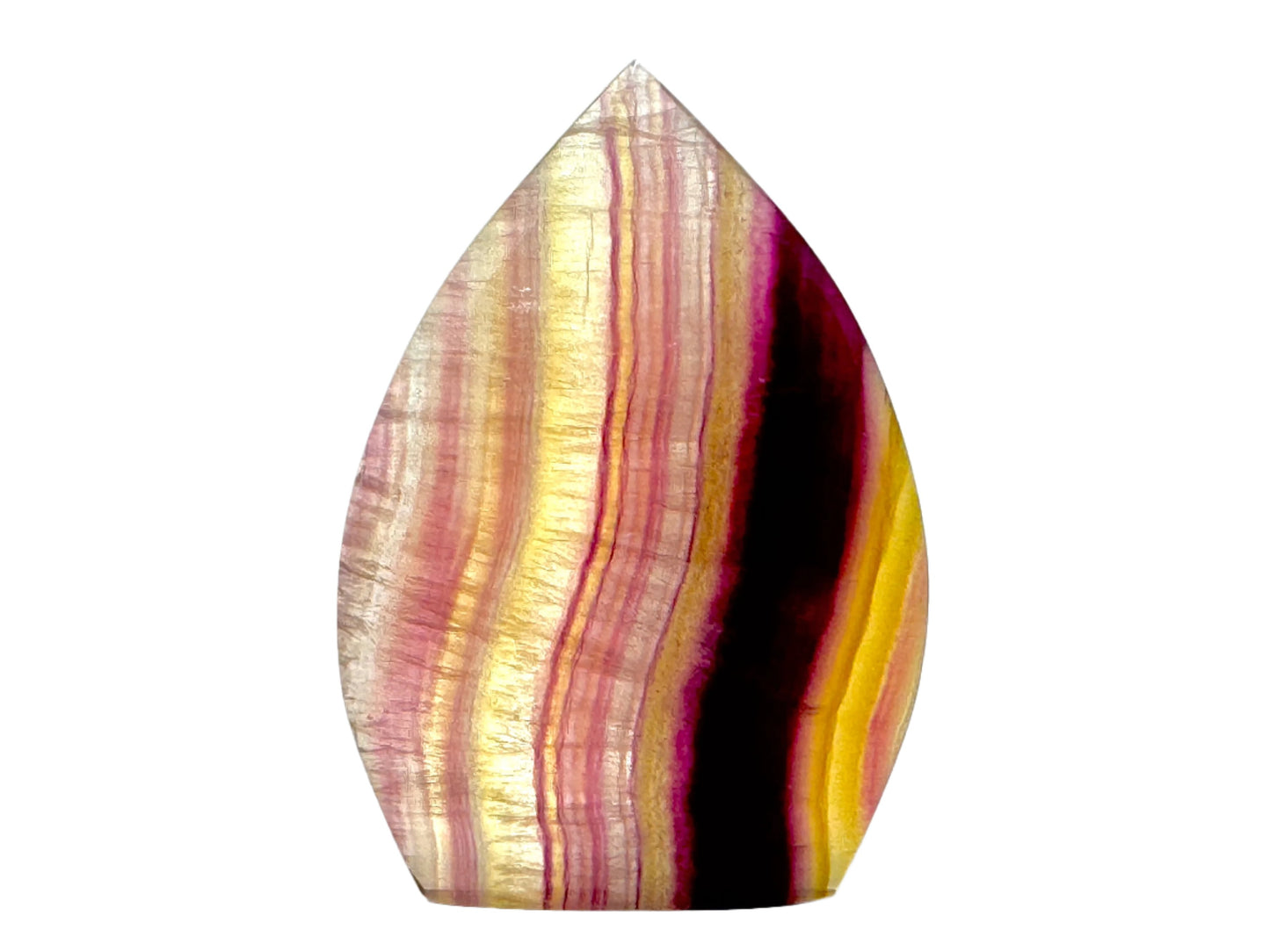 Pastel Rainbow Fluorite Crystal Freeform 9.1cm