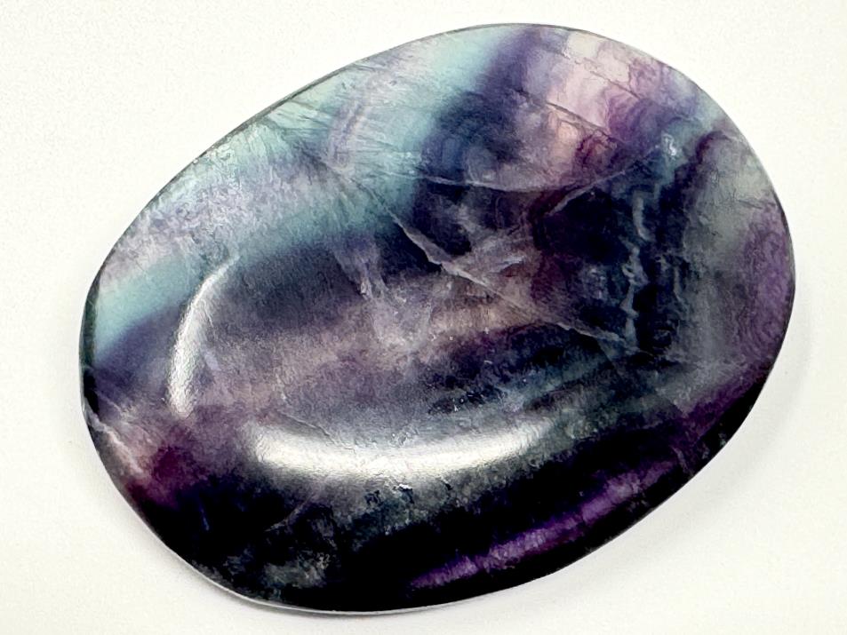 Rainbow Fluorite Crystal Pebble 6.7cm