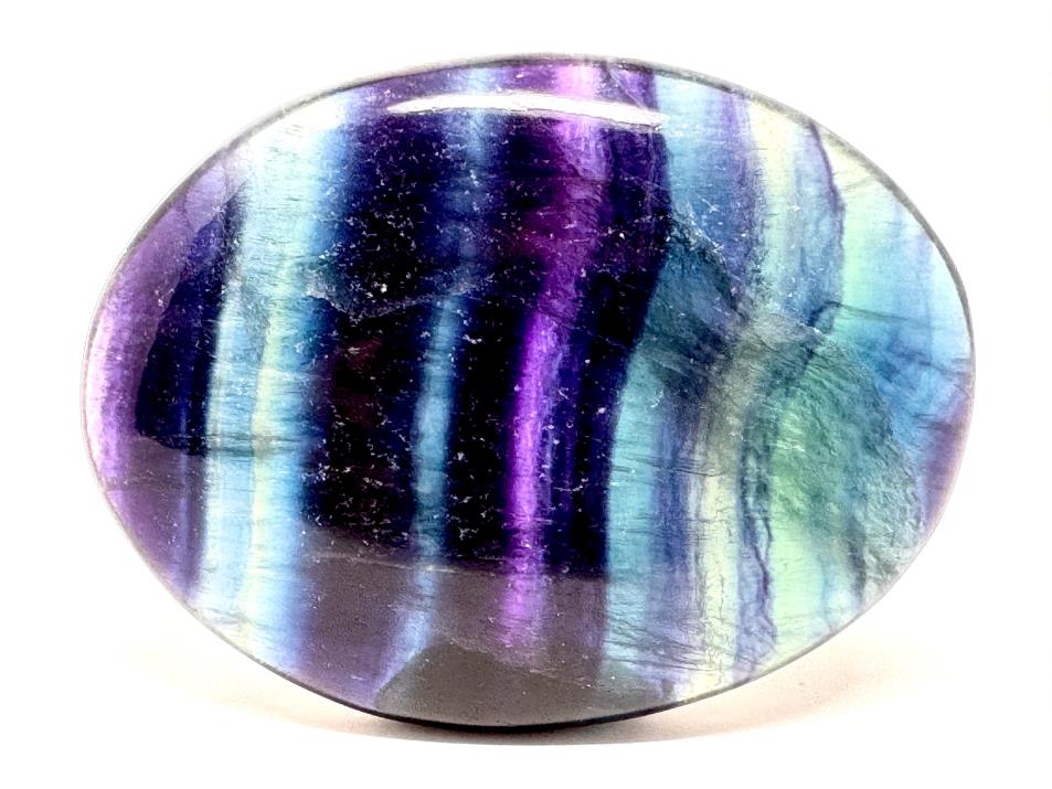 Rainbow Fluorite Crystal Pebble 7cm